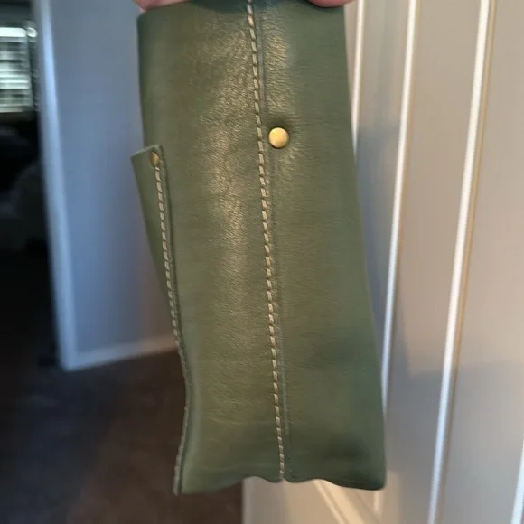 Portland Leather Goods Eucalyptus Mini-Crossbody Tote - Picture 2 of 6